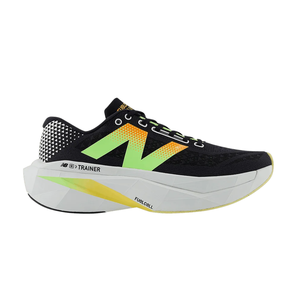 Кроссовки New Balance FuelCell SuperComp Trainer v3 'Black Bleached Lime Glo'
