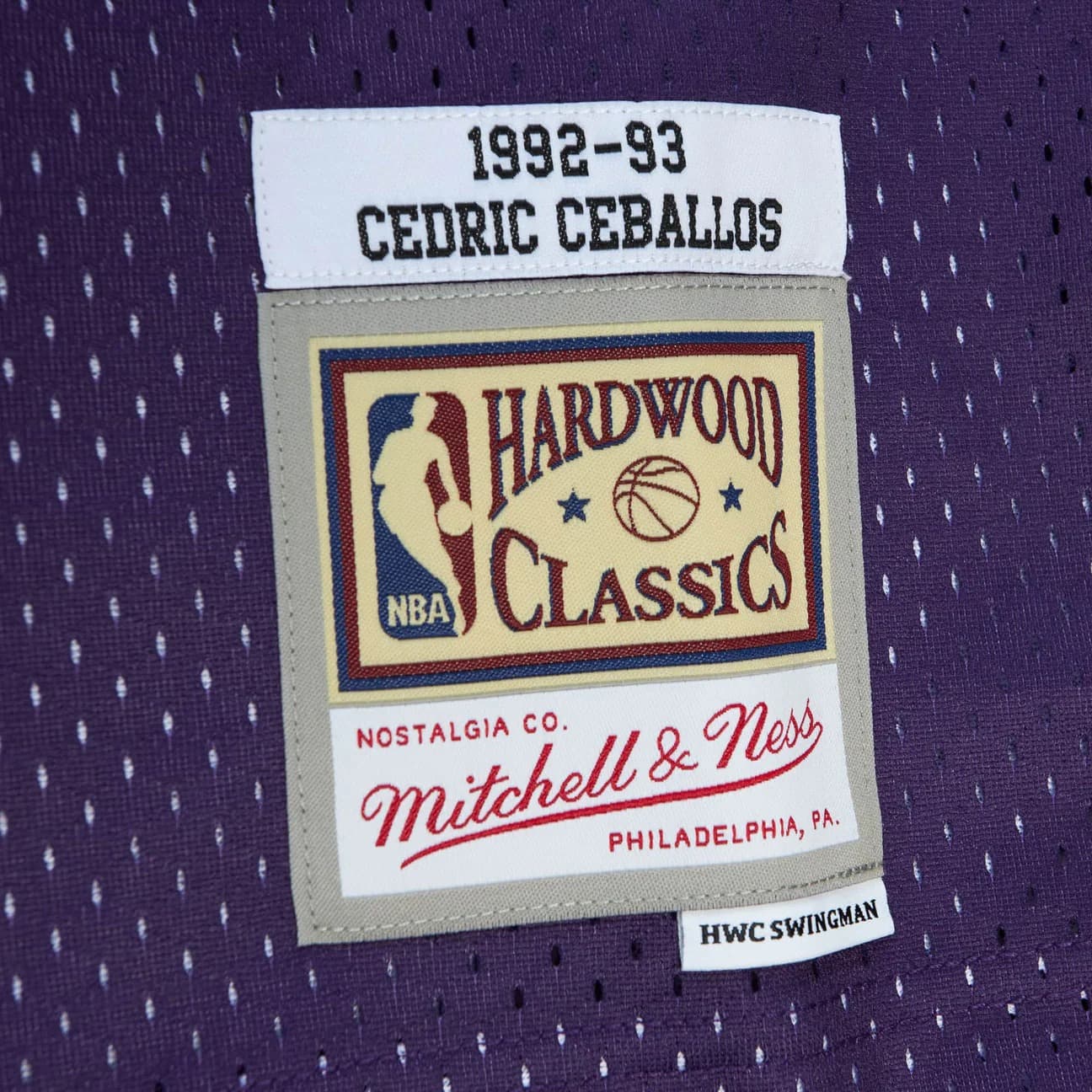 1992-93-Phoenix-Suns-Cedric-Ceballos-23-Swingman-Hardwood-Classics-Purple-Jersey-8
