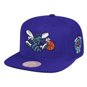 Mitchell-Ness-Patches-2-Tone-HWC-Snapback-Charlotte-Hornets-Hat-300x300
