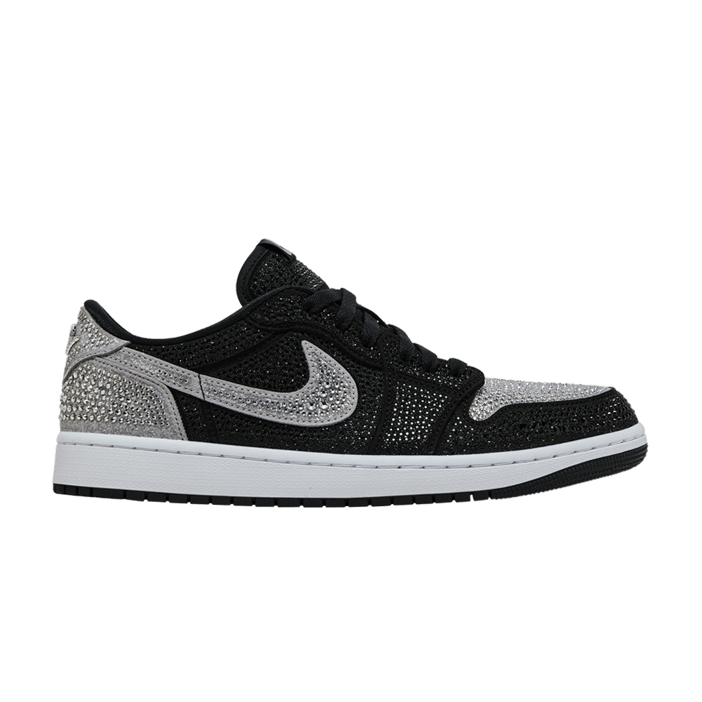 Кроссовки Swarovski x Wmns Air Jordan 1 Retro Low OG 'Shadow'