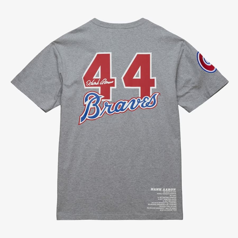 Mitchell-Ness-Hank-Aaron-Gray-Atlanta-Braves-Player-Crewneck-T-Shirt-1