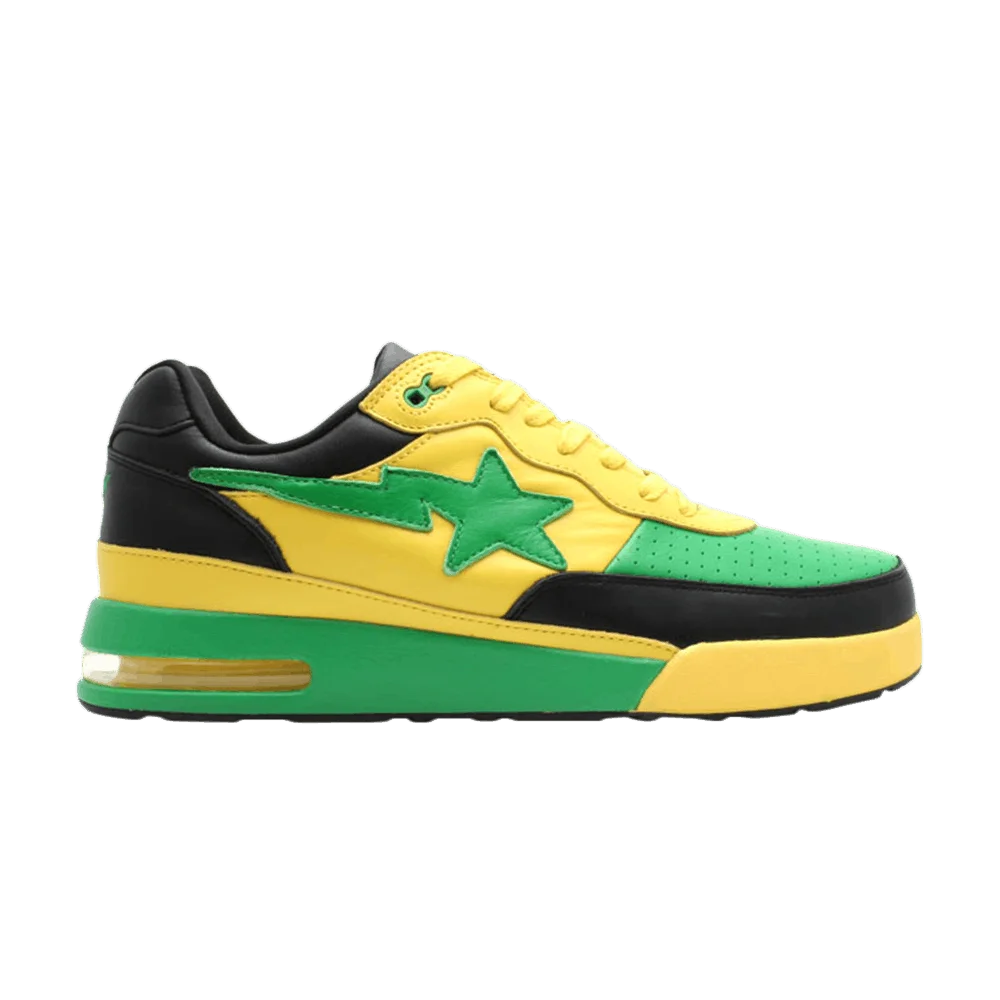Krossovki-BAPE-Roadsta-FS-034-Low-Yellow-Green-Black