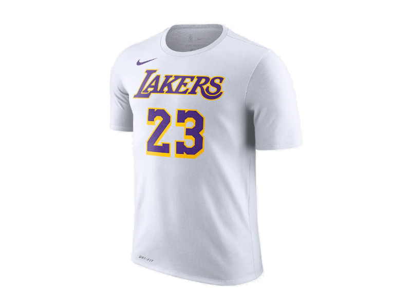 Футболка 2018-19 LeBron James Lakers White Tee