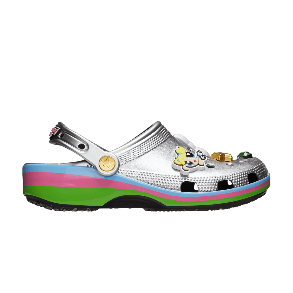 Кроссовки Crocs The Powerpuff Girls x Classic Clog 'Metallic Silver'