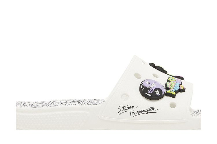 Кроссовки Crocs Steven Harrington x Classic Slide 'Quickstrike - White Black'