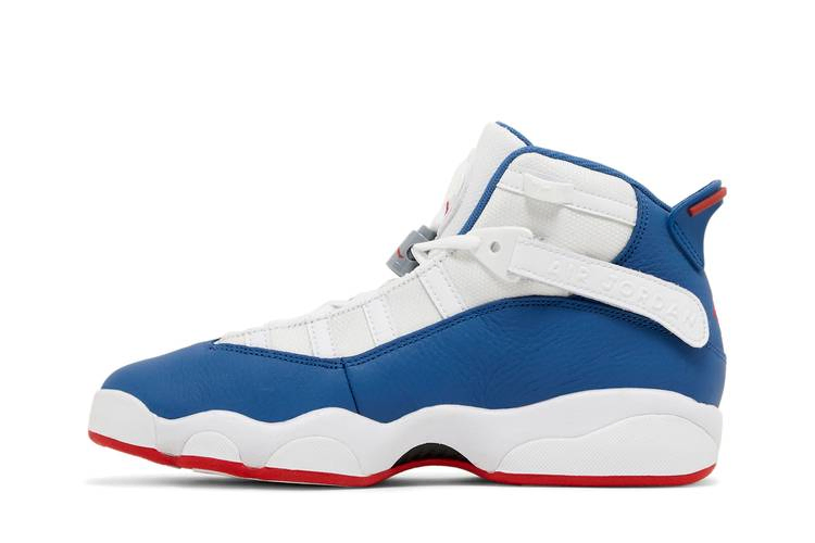 Кроссовки Air Jordan 6 Rings GS 'White True Blue'