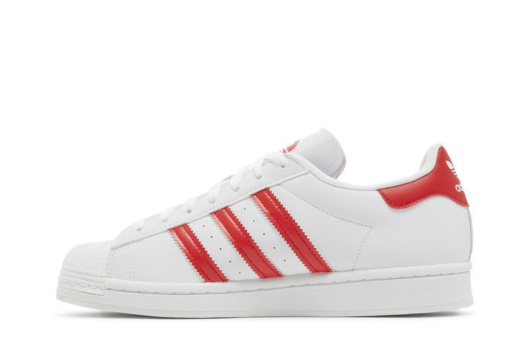 Кроссовки Adidas Superstar J 'White Vivid Red'