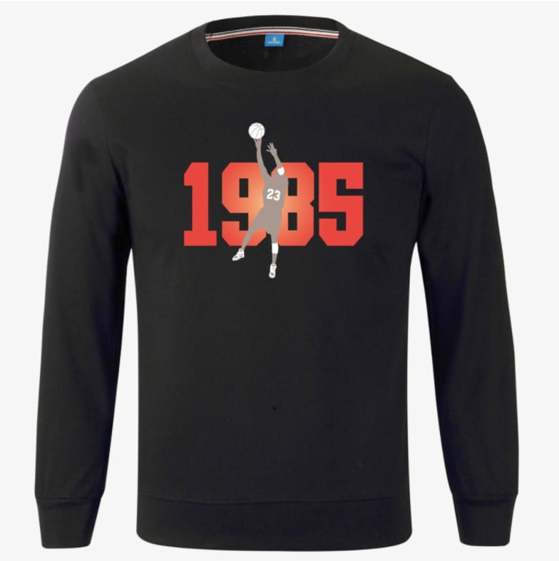 Футболка 2018 Air Jordan Black White Longsleeve