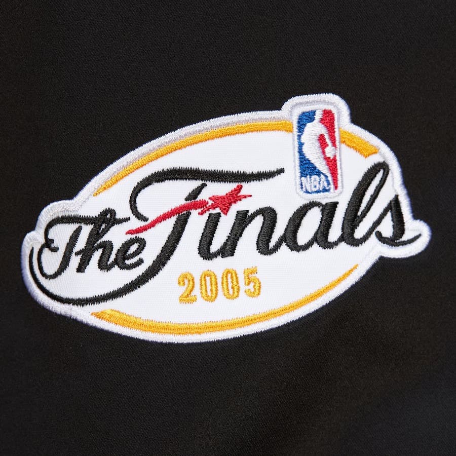 Бомбер Mitchell & Ness Black San Antonio Spurs Team OG 3.0 Satin Full Snap Jacket