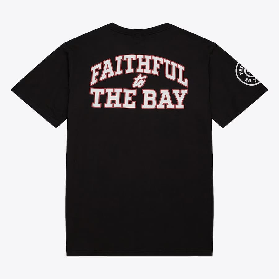 Футболка Mitchell & Ness Black San Francisco 49ers Football Team OG Premium T-Shirt