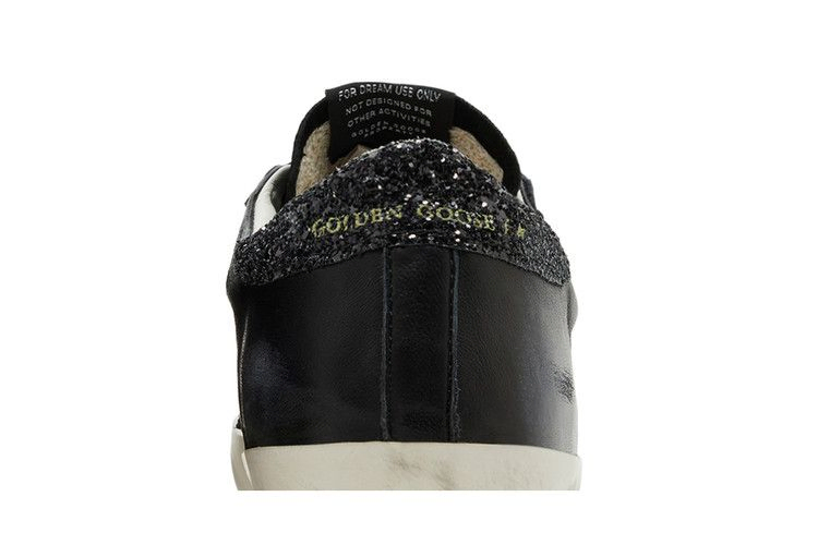 Кроссовки Golden Goose Wmns Superstar 'Black Glitter Heel'