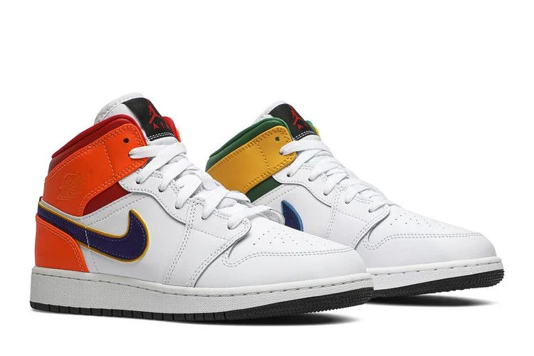 Krossovki-Air-Jordan-1-Mid-GS-White-Court-Purple-Teal-7