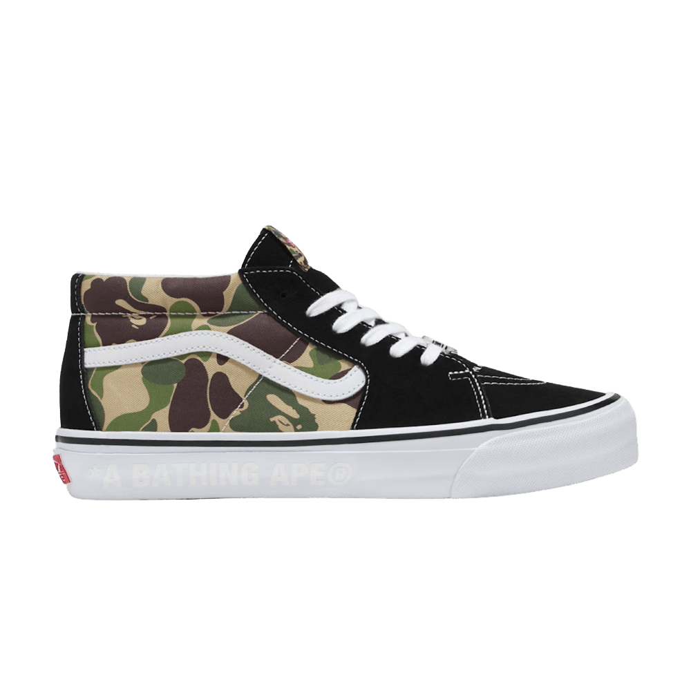 Кроссовки Vans BAPE x Sk8-Mid 83 'ABC Camo'