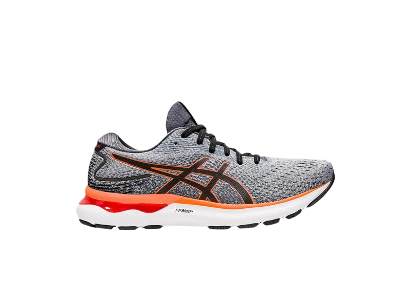 Кроссовки Asics Gel Nimbus 24 2E Wide Sheet Rock Shocking Orange