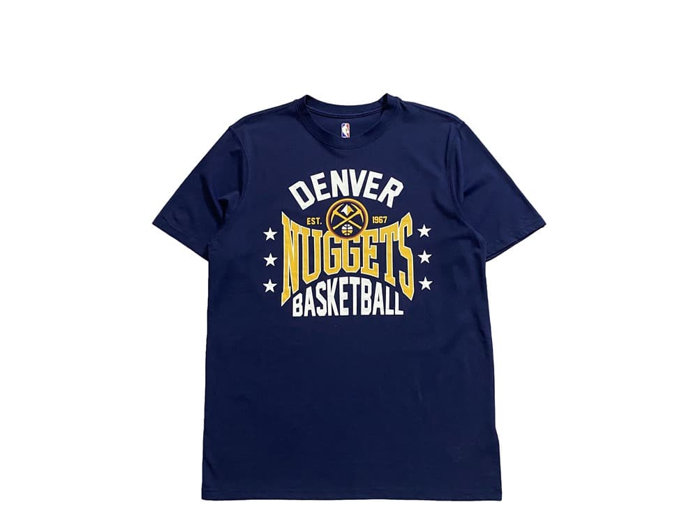Футболка Main Squeeze NBA Denver Nuggets Navy T-Shirt