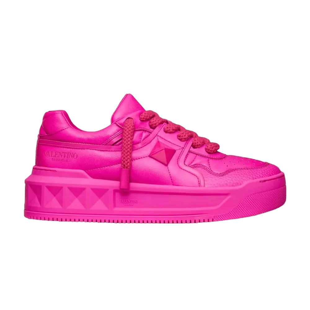 Krossovki-Valentino-Garavani-Wmns-One-Stud-XL-Low-Pink