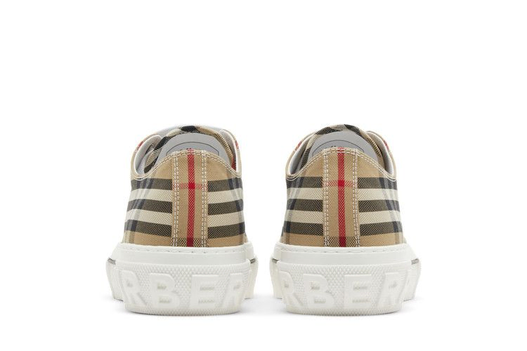 Кроссовки Burberry Check Cotton Sneakers 'Archive Beige'