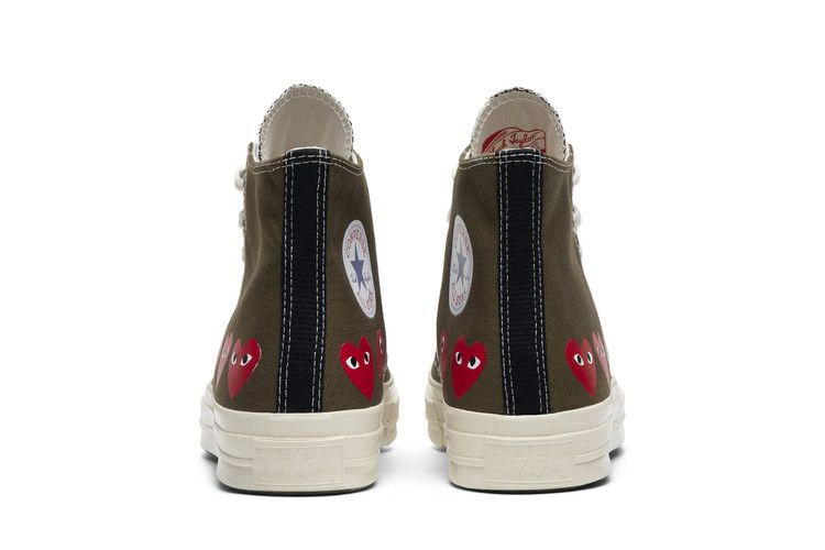 Кроссовки Comme des Garçons Play x Converse Chuck 70 Hi Top 'Multi Heart'