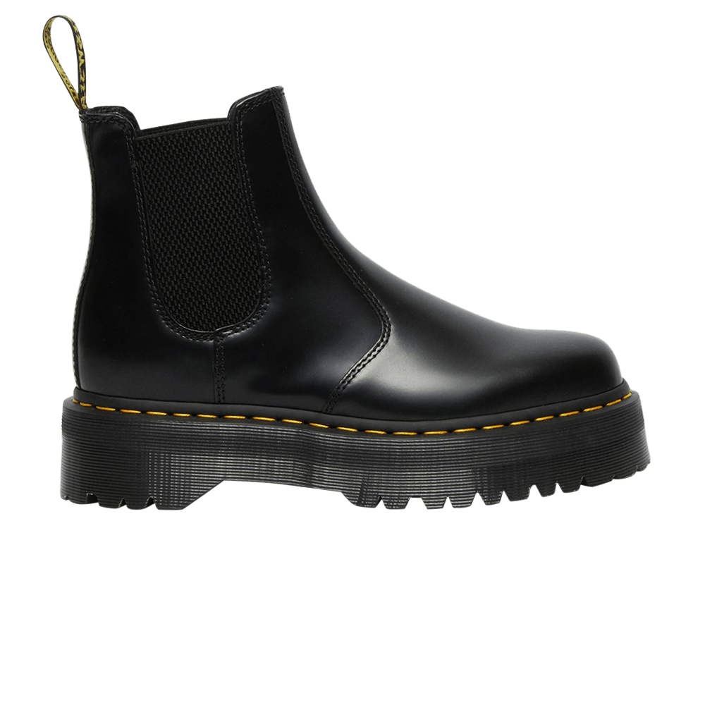 Dr. Martens 2976 Polished Smooth Platform Chelsea Boot 'Black'