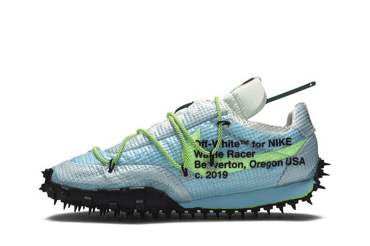 Кроссовки Off-White x Nike Wmns Waffle Racer 'Vivid Sky'