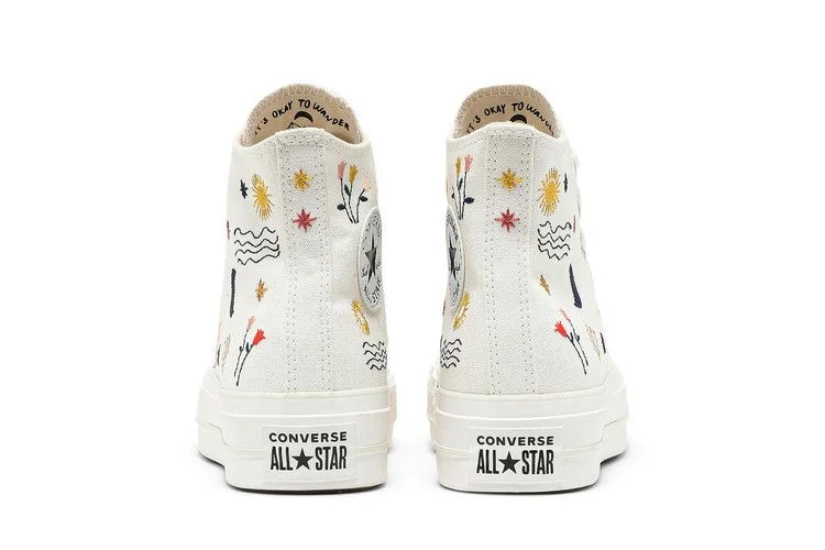 Кроссовки Converse Wmns Chuck Taylor All Star Platform High 'It's Okay To Wander - Egret'