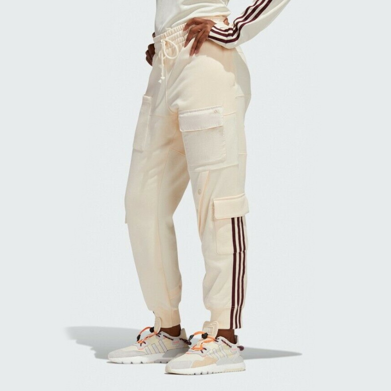 Брюки adidas Ivy Park Cargo Sweatpants Ecru Tint/Maroon