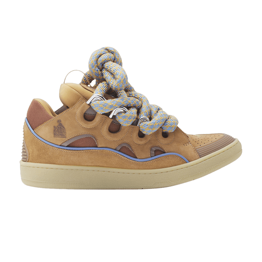 Кроссовки Lanvin Wmns Curb Sneakers 'Snake Laces - Camel'