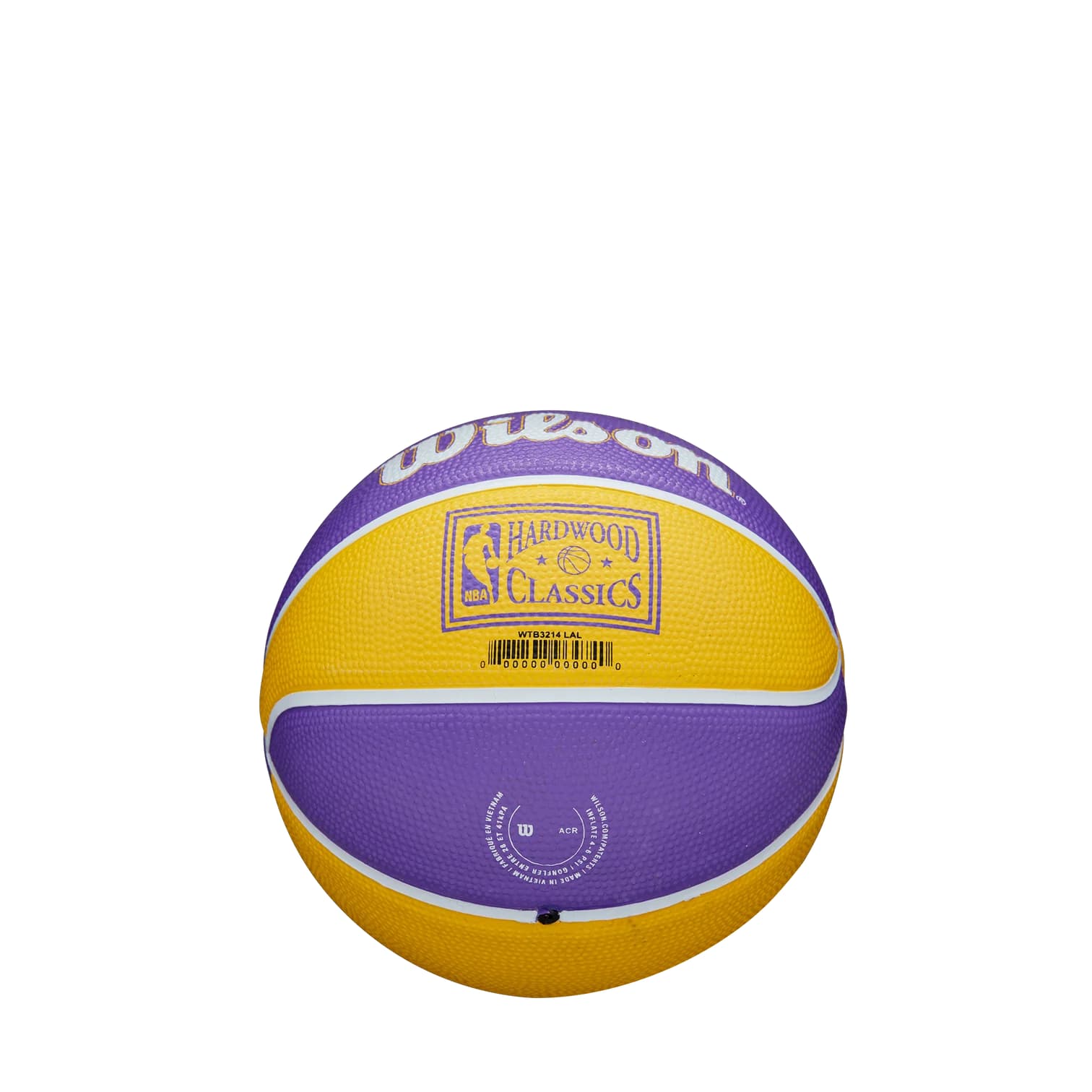 Wilson Los Angeles Lakers Team Logo Retro Mini NBA Basketball