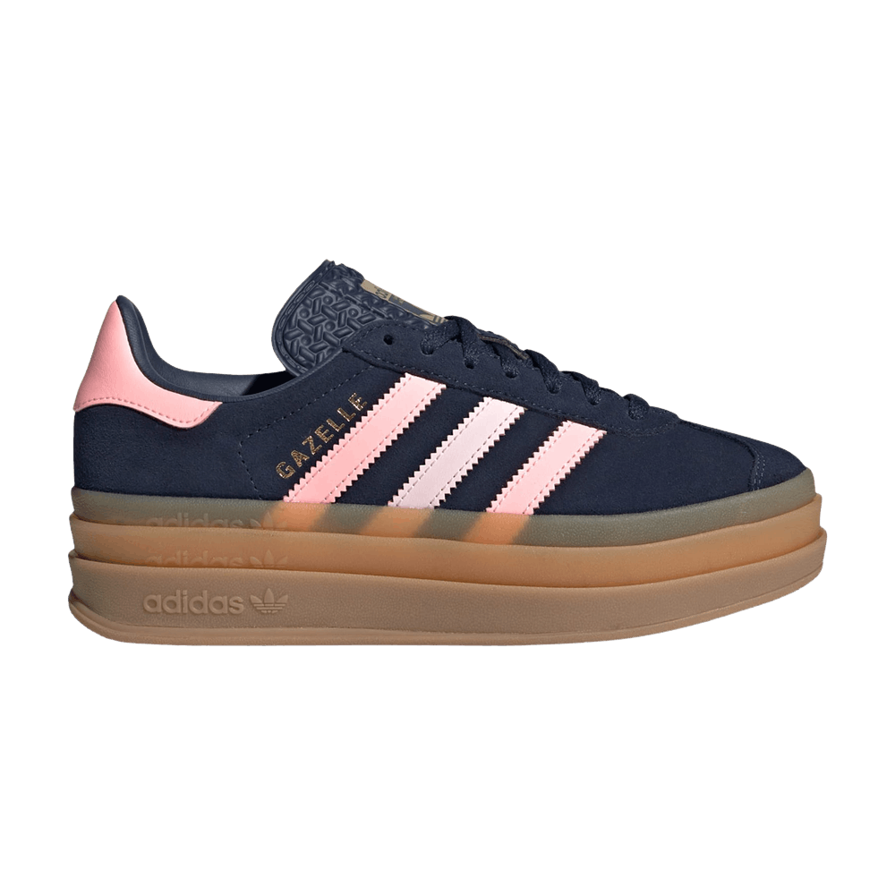 Кроссовки adidas Gazelle Bold J 'Night Indigo Glow Pink'