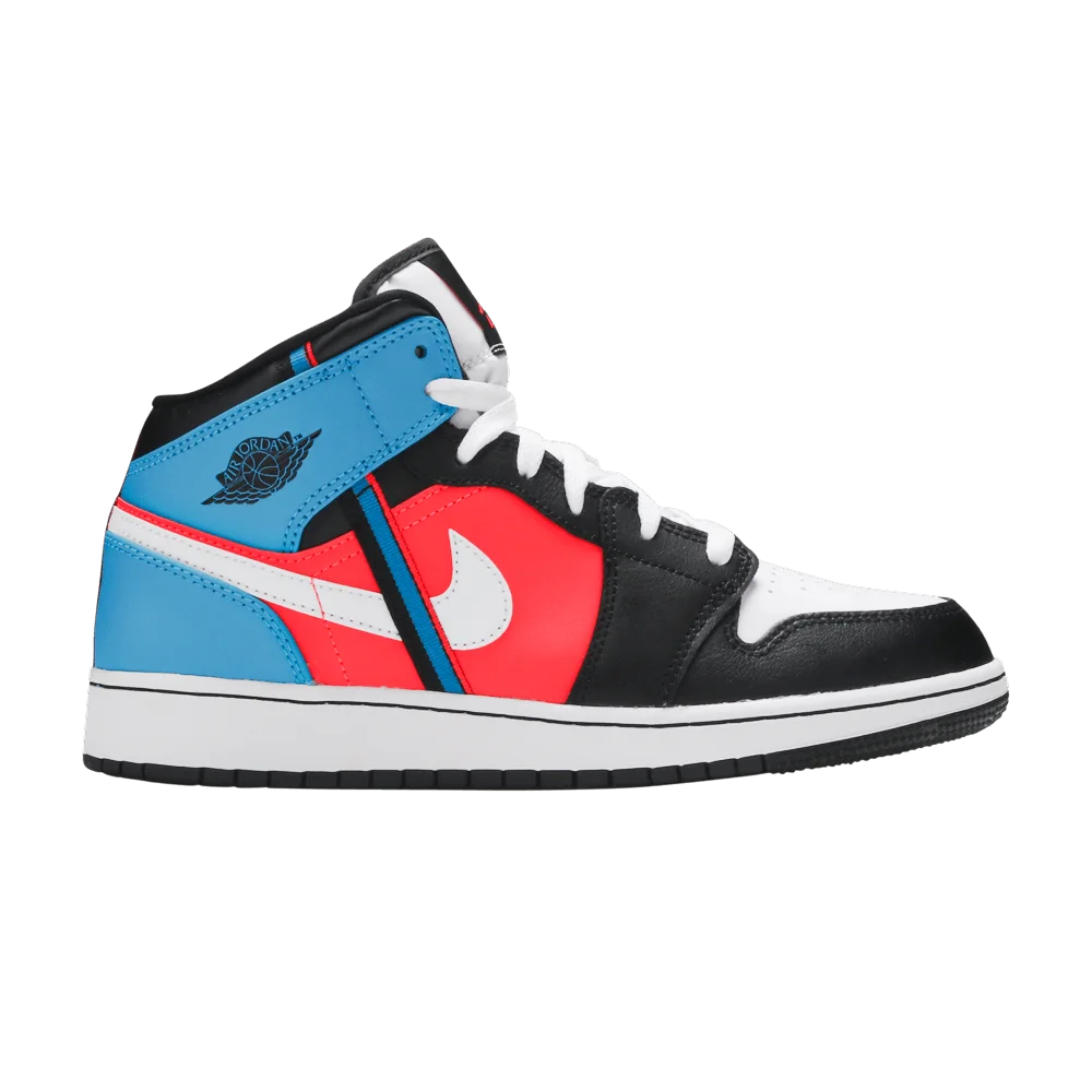 Krossovki-Air-Jordan-1-Mid-GS-Game-Time