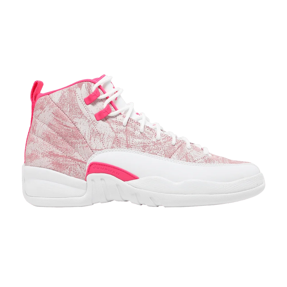Krossovki-Air-Jordan-12-Retro-GS-Arctic-Pink