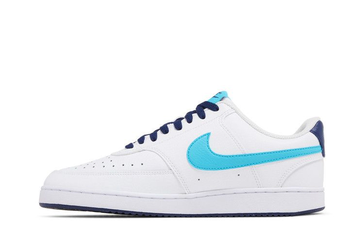 Кроссовки Nike Court Vision Low 'White Turquoise Blue'