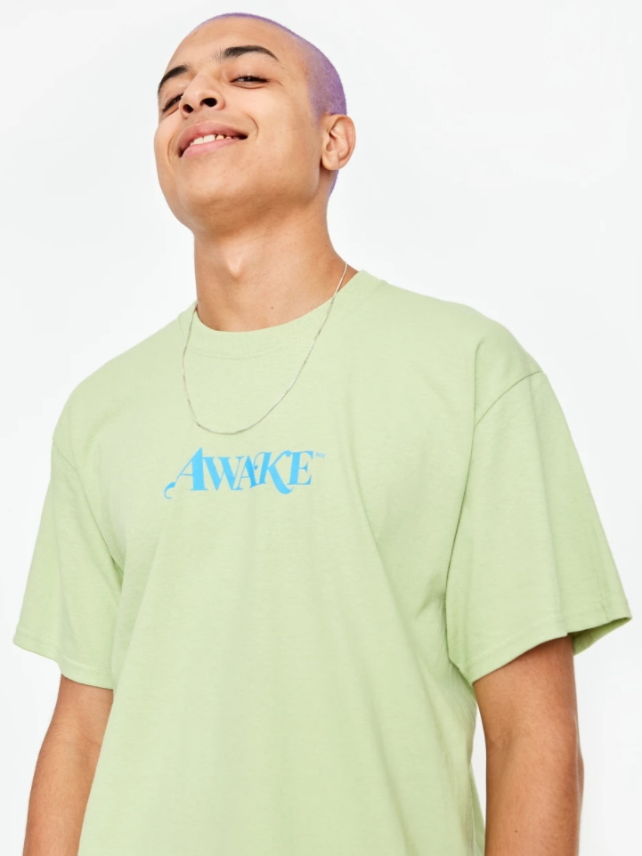 Футболка Awake Classic Logo Tee Light Green