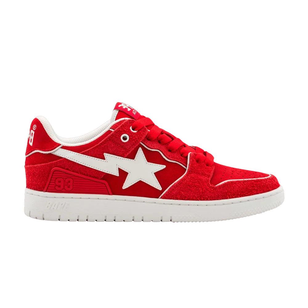 Krossovki-BAPE-Sk8-Sta-2-Red