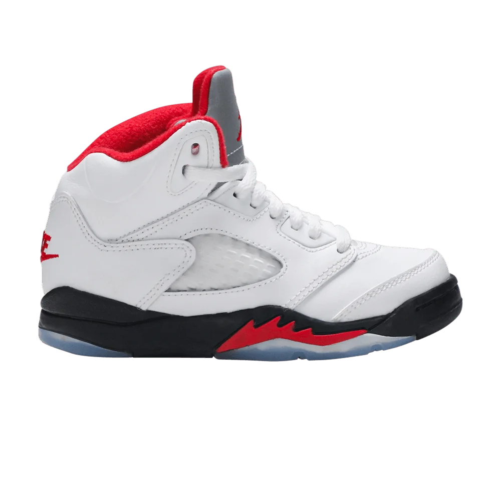Krossovki-Air-Jordan-5-Retro-PS-White-Fire-Red-2020