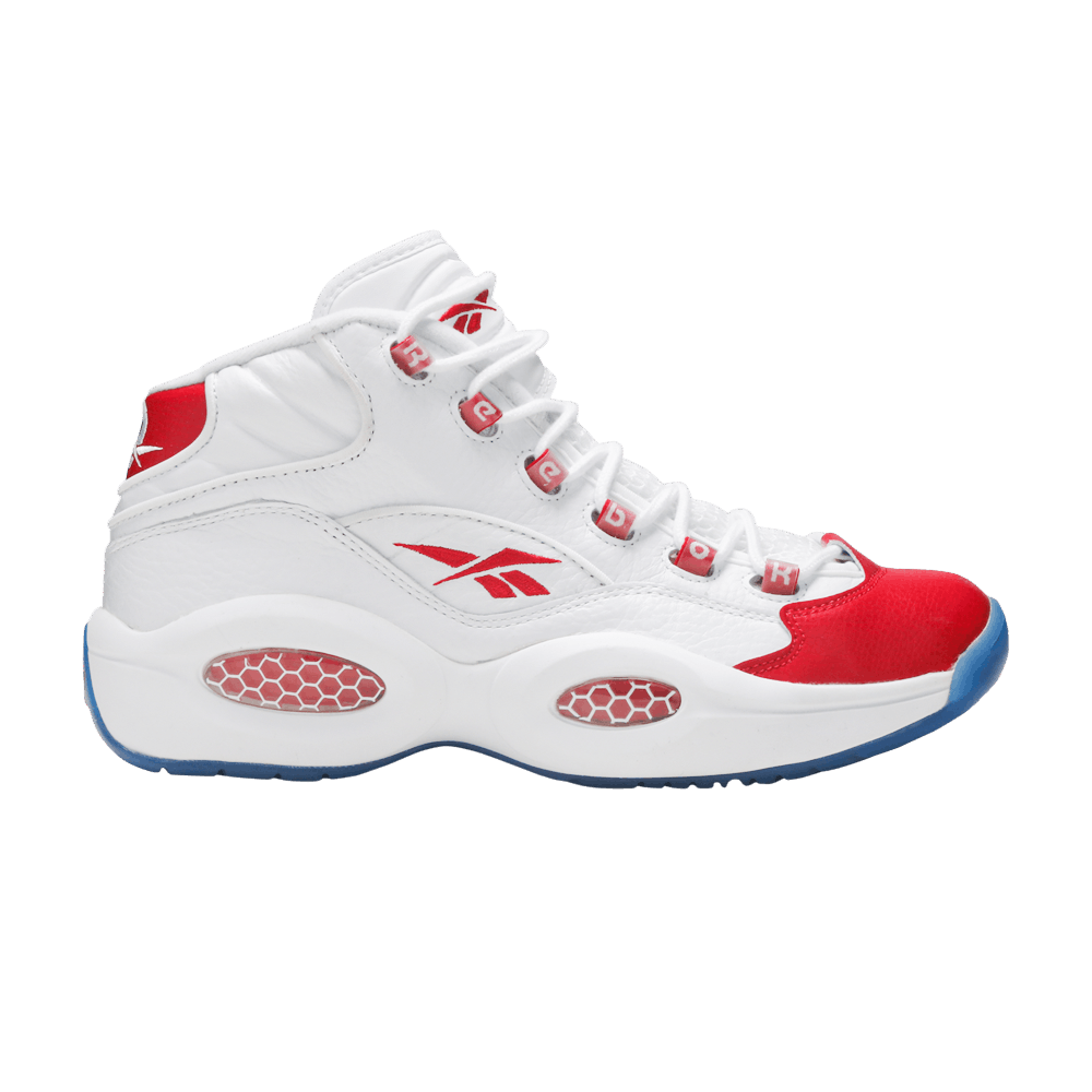 Кроссовки Reebok Question Mid 'White Pearlized Red' 2016