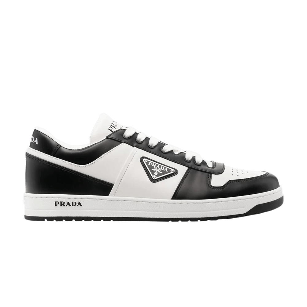 Кроссовки Prada Downtown Leather 'White Black'