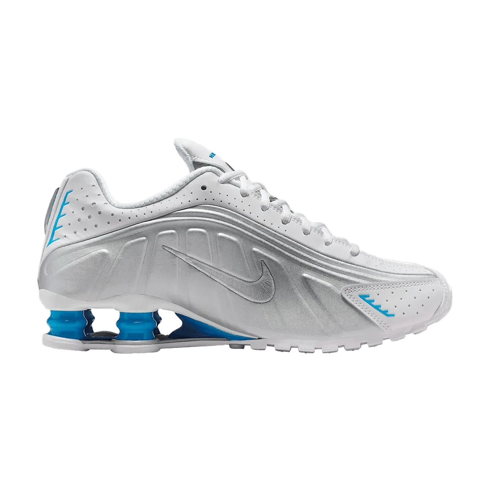 Krossovki-Nike-Wmns-Shox-R4-White-Metallic-Silver-Blue-Hero