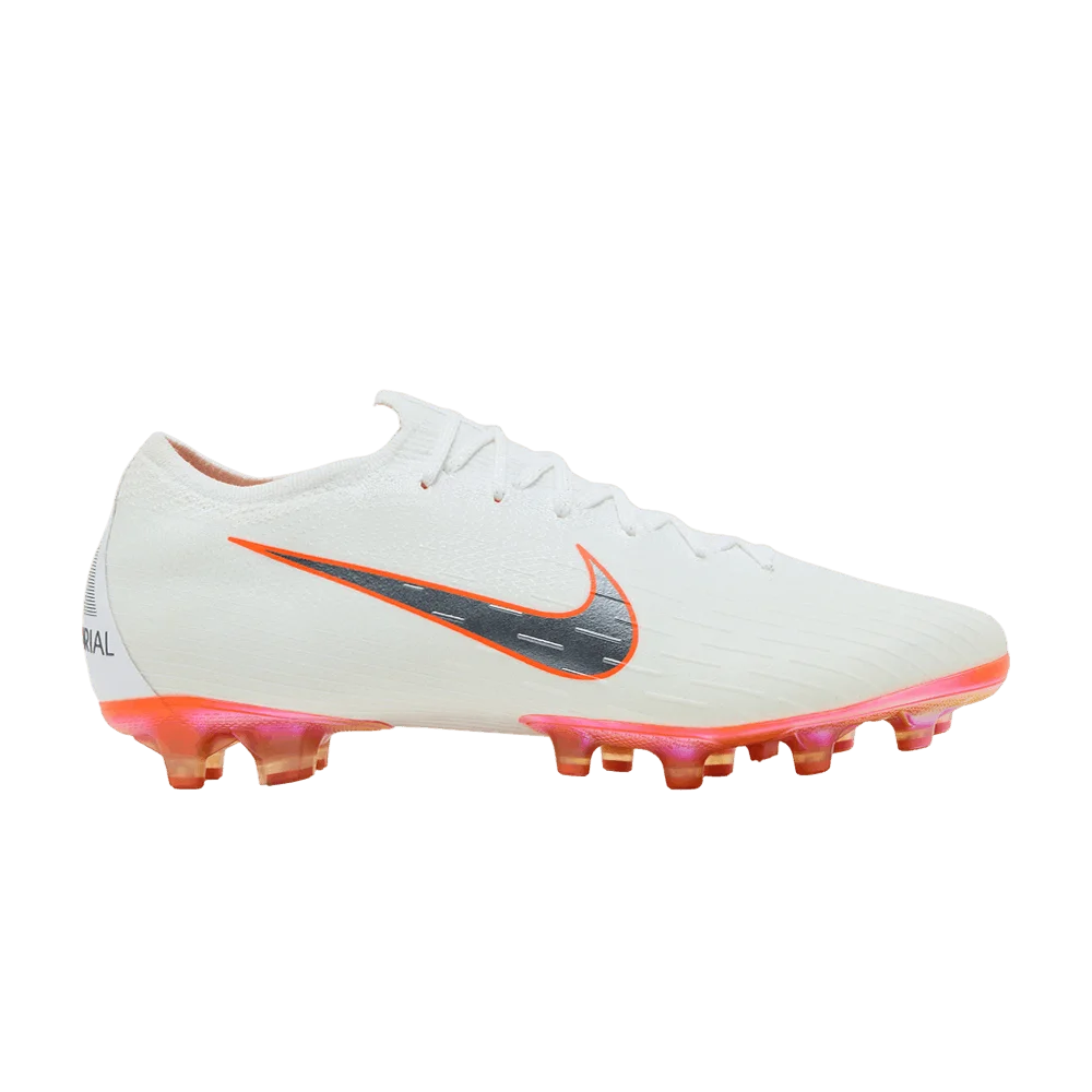 Krossovki-Nike-Mercurial-Vapor-12-Elite-AG-Pro-White-Total-Orange