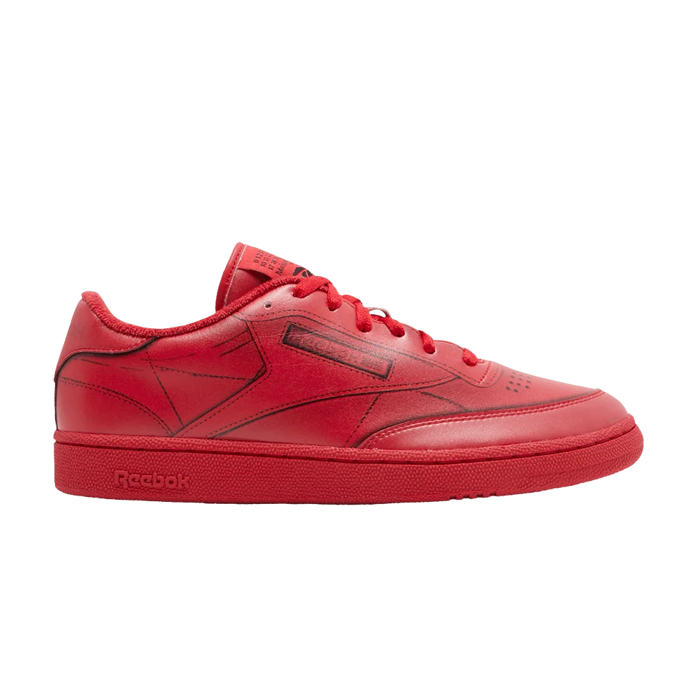 Krossovki-Reebok-x-Maison-Margiela-Club-C-Vector-Red