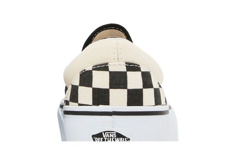 Vans Classic Slip-On Platform 'Checker - Black White'