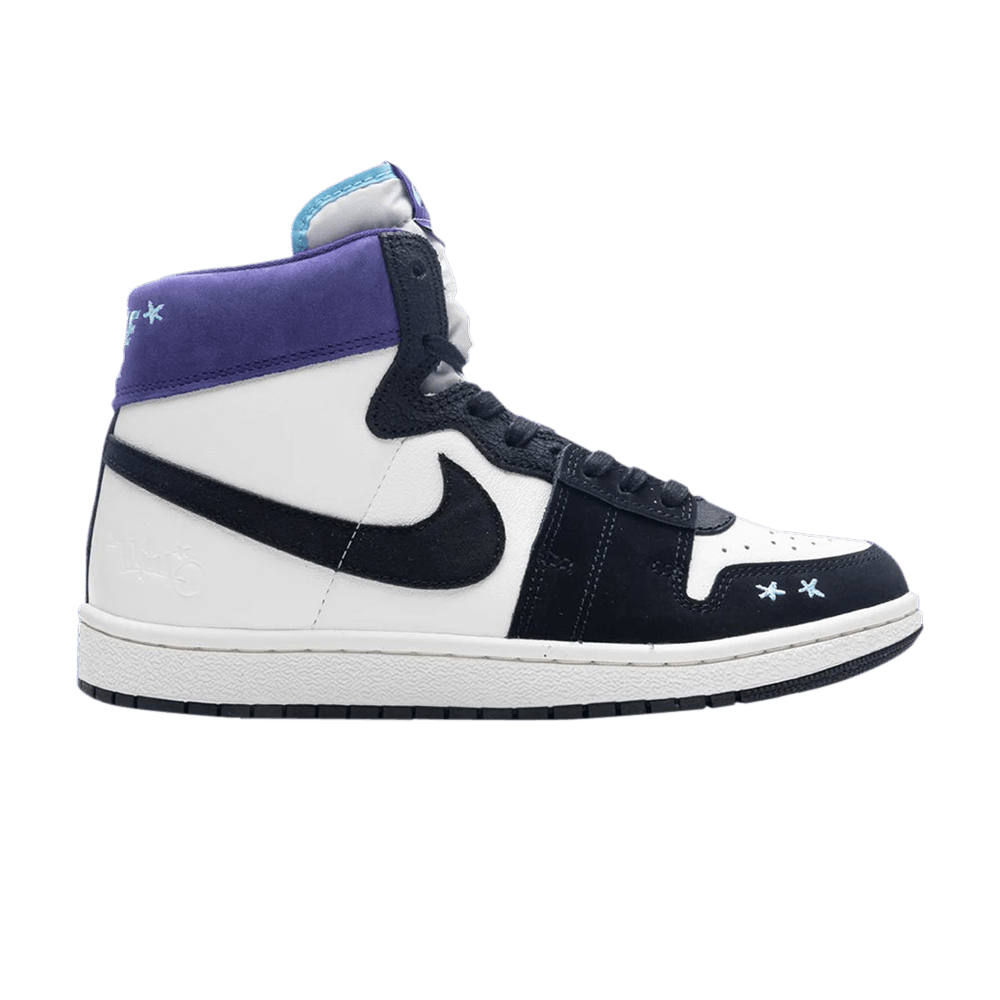 Кроссовки Opium Paris x Air Jordan Wmns Jordan Air Ship PE SP 'Black Court Purple'