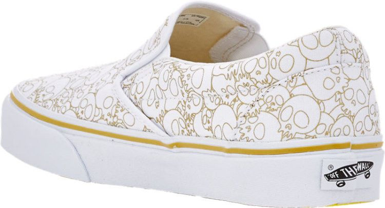 Кроссовки Vans Takashi Murakami x Slip-On LX 'Gold Skull'