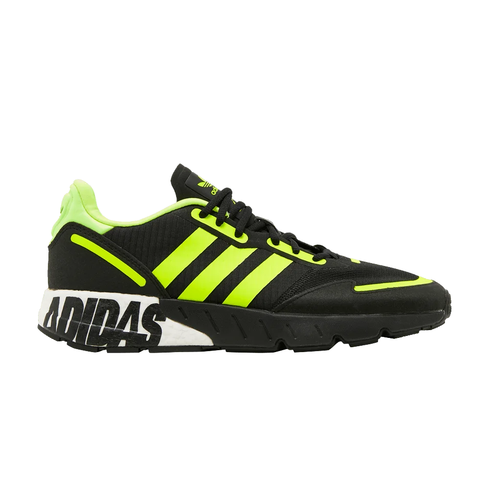 Krossovki-Adidas-ZX-1K-Boost-Bold-Logo-Graphic-Black-Solar-Yellow