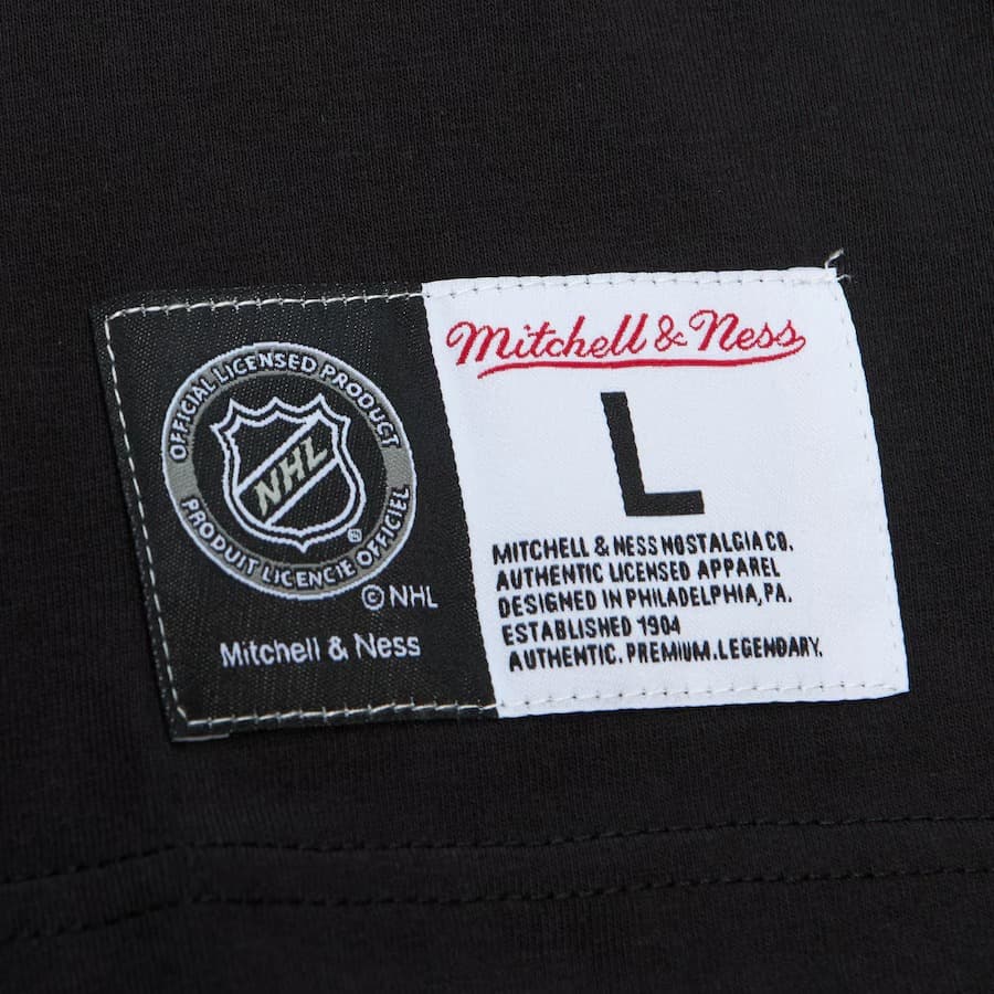 Футболка Mitchell & Ness Black Minnesota Wild Team OG Premium T-Shirt