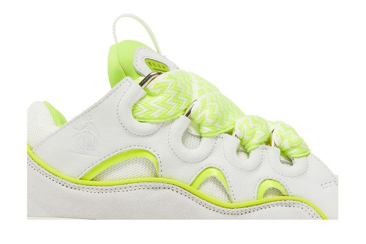 Кроссовки Lanvin Wmns Curb Sneakers 'White Fluo Yellow'