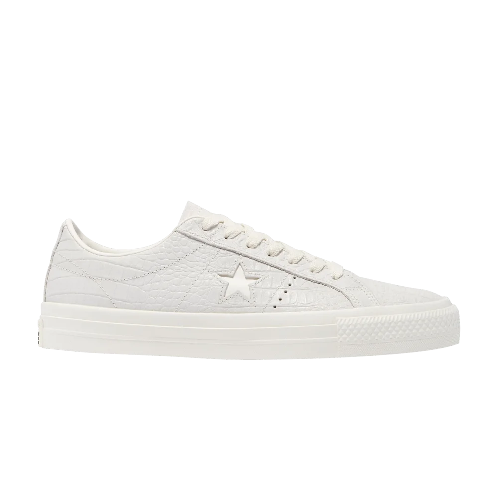 Krossovki-Converse-One-Star-Pro-Low-Croc-Emboss-Egret