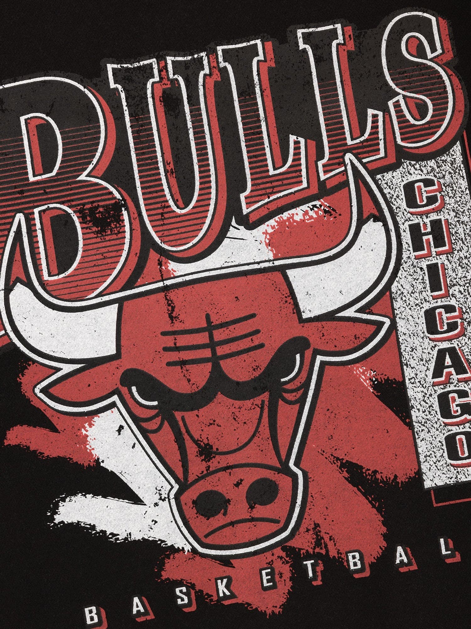 Футболка Mitchell & Ness Chicago Bulls Paint Brush NBA Crew Neck Jumper