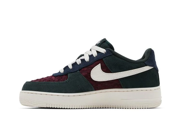 Кроссовки Kith x Nike Air Force 1 Low GS 'Night Maroon'