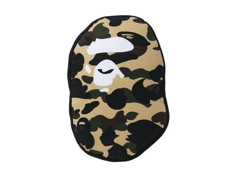 Подушка BAPE 1st Camo Ape Head Cushion Yellow